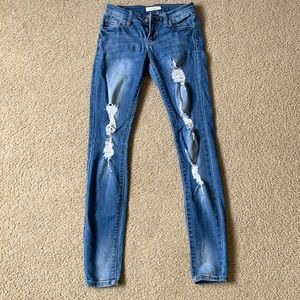 Distressed Skinny Jeans